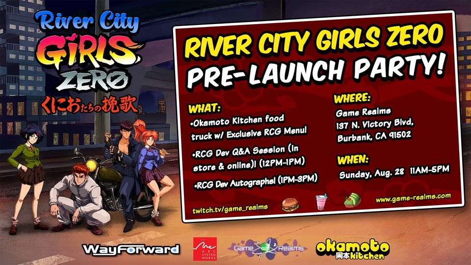 River City Girls Zero Pre Lunch Party!